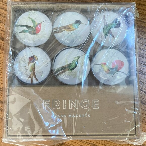 🆕 Hummingbird Glass Magnets - Picture 2 of 5